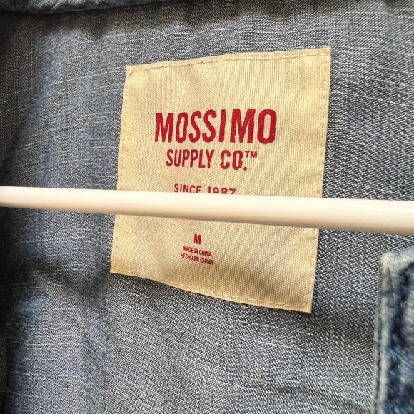 Mossimo Light Weight Denim Bomber Jacket - Picture 3 of 3